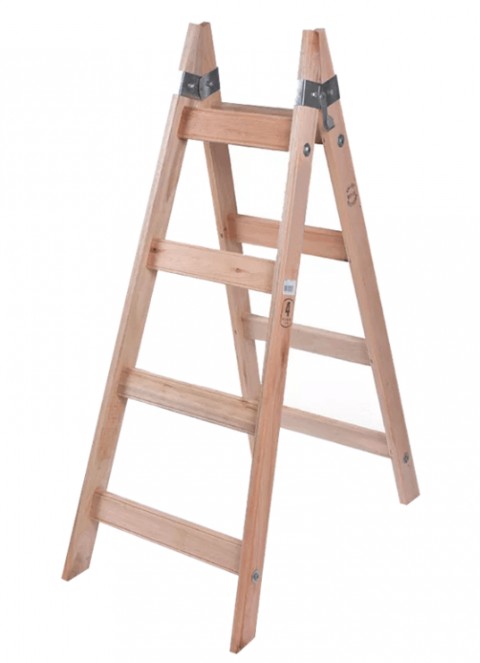 Escalera de madera plegable 1.3m